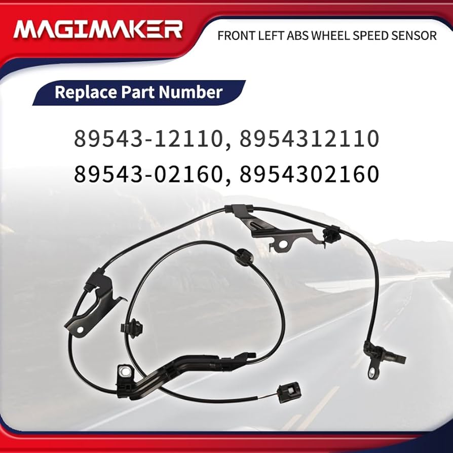 Magimaker Front Left ABS Wheel Speed Sensor Compatible with